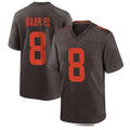 Blackjersey C.Browns #8 Dillon Gabriel Player Brown Alternate Home Game Stitched Jerseys