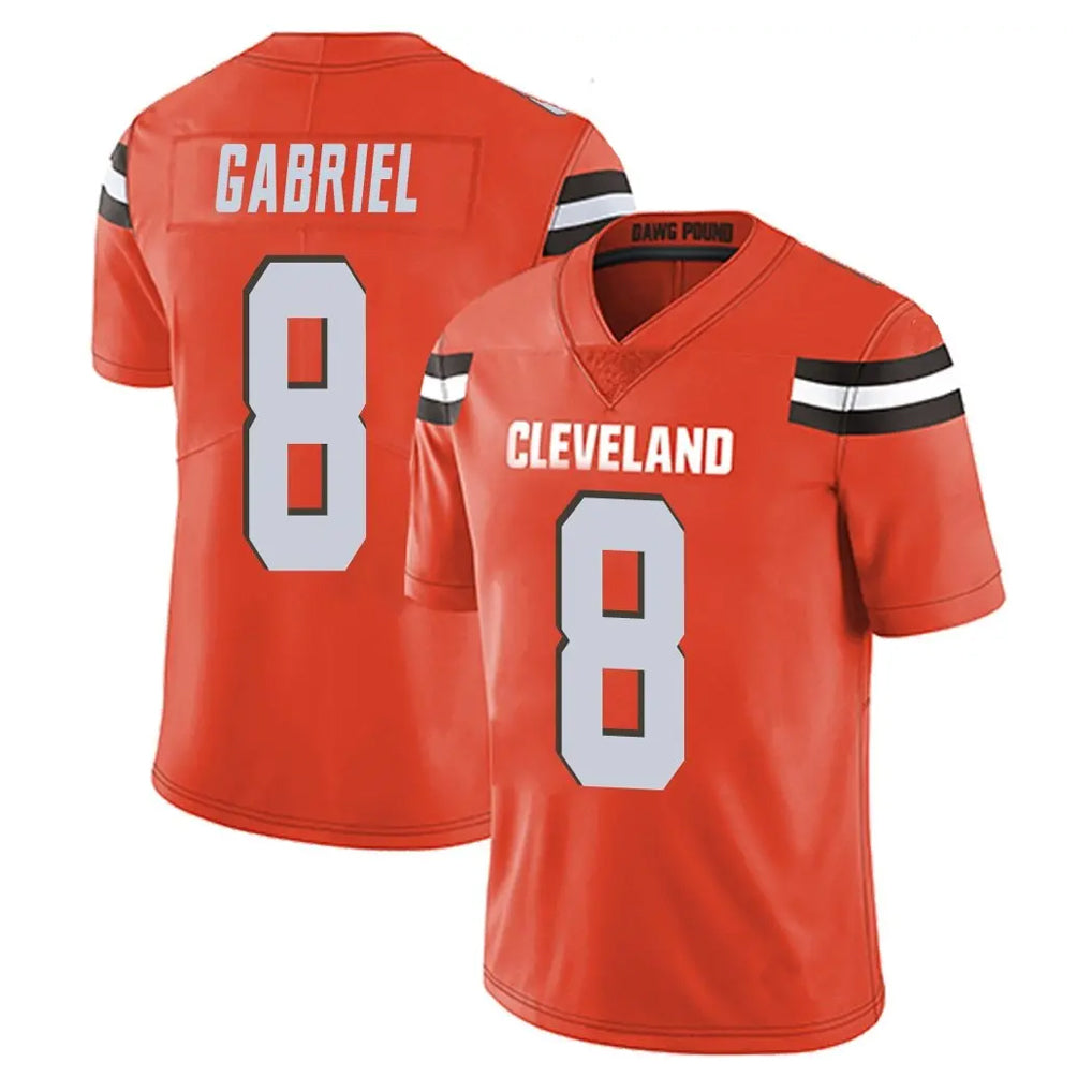 Blackjersey C.Browns #8 Dillon Gabriel Player Orange Alternate Vapor Untouchable Limited Home Game Stitched Jerseys