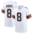 Blackjersey C.Browns #8 Dillon Gabriel Player White Home Game Stitched Jerseys