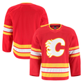 Blackjersey C.Flames Red Home Authentic Pro Jerseys