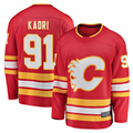Blackjersey C.Flames #91 Nazem Kadri Red Home Breakaway Player Jerseys