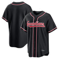 Blackjersey C.Guardians Black Fashion Out Home Game Blank Player Stitched Jerseys