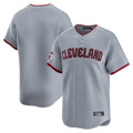 Blackjersey C.Guardians Gray Road Limited Home Game Blank Player Stitched Jerseys