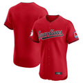 Blackjersey C.Guardians Red Limited Elite Home Blank Player Stitched Jerseys