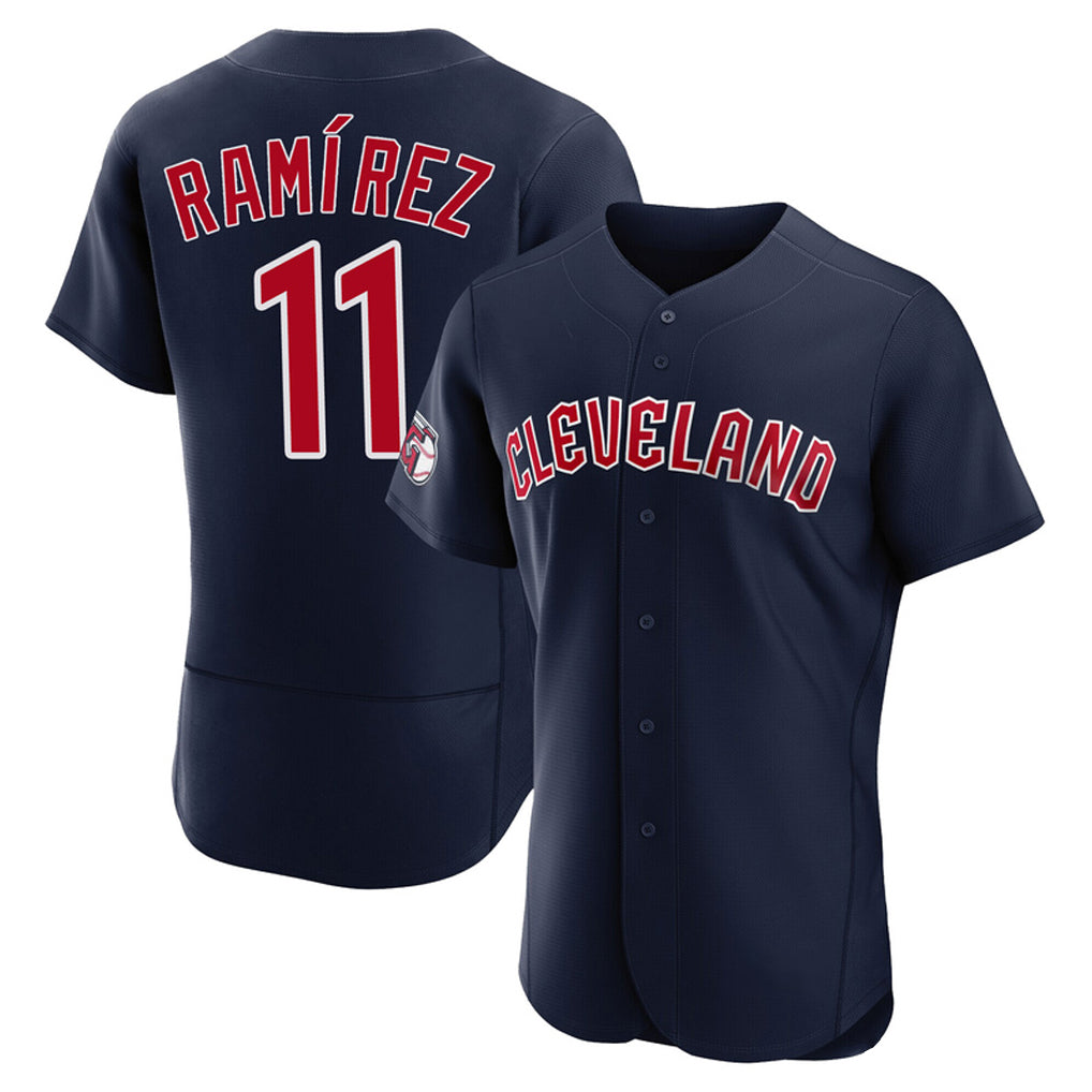 Blackjersey C.Guardians #11 Jose Ramirez Player Navy Limited Elite Home Stitched Jerseys