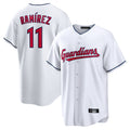 Blackjersey C.Guardians #11 Jose Ramirez Player White Home Game Stitched Jerseys