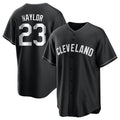 Blackjersey C.Guardians #23 Bo Naylor Player Black Home Game Stitched Jerseys