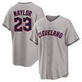 Blackjersey C.Guardians #23 Bo Naylor Player Gray Game Home Stitched Jerseys