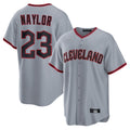 Blackjersey C.Guardians #23 Bo Naylor Player Gray Home Game Stitched Jerseys