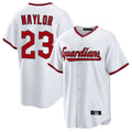 Blackjersey C.Guardians #23 Bo Naylor Player White Game Home Stitched Jerseys
