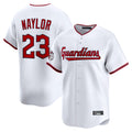 Blackjersey C.Guardians #23 Bo Naylor Player White Limited Home Game Stitched Jerseys