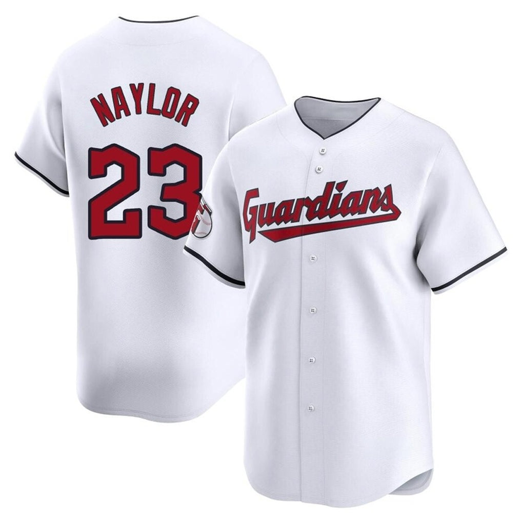Blackjersey C.Guardians #23 Bo Naylor Player White Limited Home Stitched Jerseys