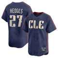 Blackjersey C.Guardians #27 Austin Hedges Player Navy City Connect Limited Home Stitched Jerseys