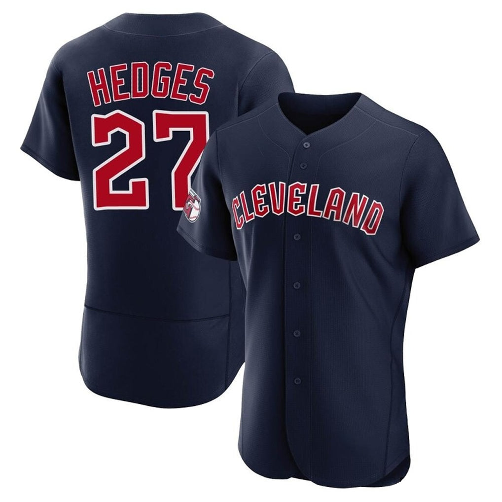 Blackjersey C.Guardians #27 Austin Hedges Player Navy Limited Elite Home Stitched Jerseys