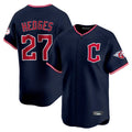 Blackjersey C.Guardians #27 Austin Hedges Player Navy Limited Home Stitched Jerseys
