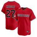 Blackjersey C.Guardians #27 Austin Hedges Player Red Limited Home Stitched Jerseys