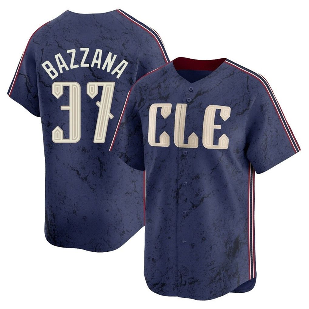 Blackjersey C.Guardians #37 Travis Bazzana Player Navy City Connect Limited Home Stitched Jerseys