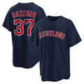 Blackjersey C.Guardians #37 Travis Bazzana Player Navy Game Home Stitched Jerseys