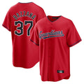 Blackjersey C.Guardians #37 Travis Bazzana Player Red Home Game Stitched Jerseys