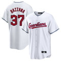 Blackjersey C.Guardians #37 Travis Bazzana Player White Home Game Stitched Jerseys