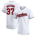 Blackjersey C.Guardians #37 Travis Bazzana Player White Limited Elite Home Stitched Jerseys