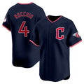 Blackjersey C.Guardians #4 Brayan Rocchio Player Navy Limited Home Stitched Jerseys