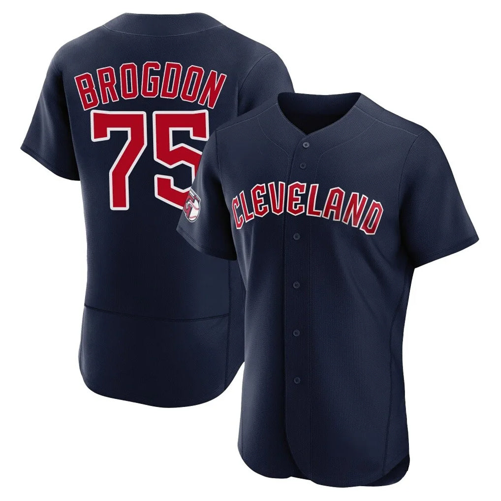 Blackjersey C.Guardians #75 Connor Brogdon Player Navy Limited Elite Home Stitched Jerseys