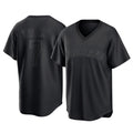 Blackjersey C.Guardians #7 George Valera Player Black T-shirt Home Game Stitched Jerseys