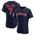 Blackjersey C.Guardians #7 George Valera Player Navy Limited Elite Home Stitched Jerseys