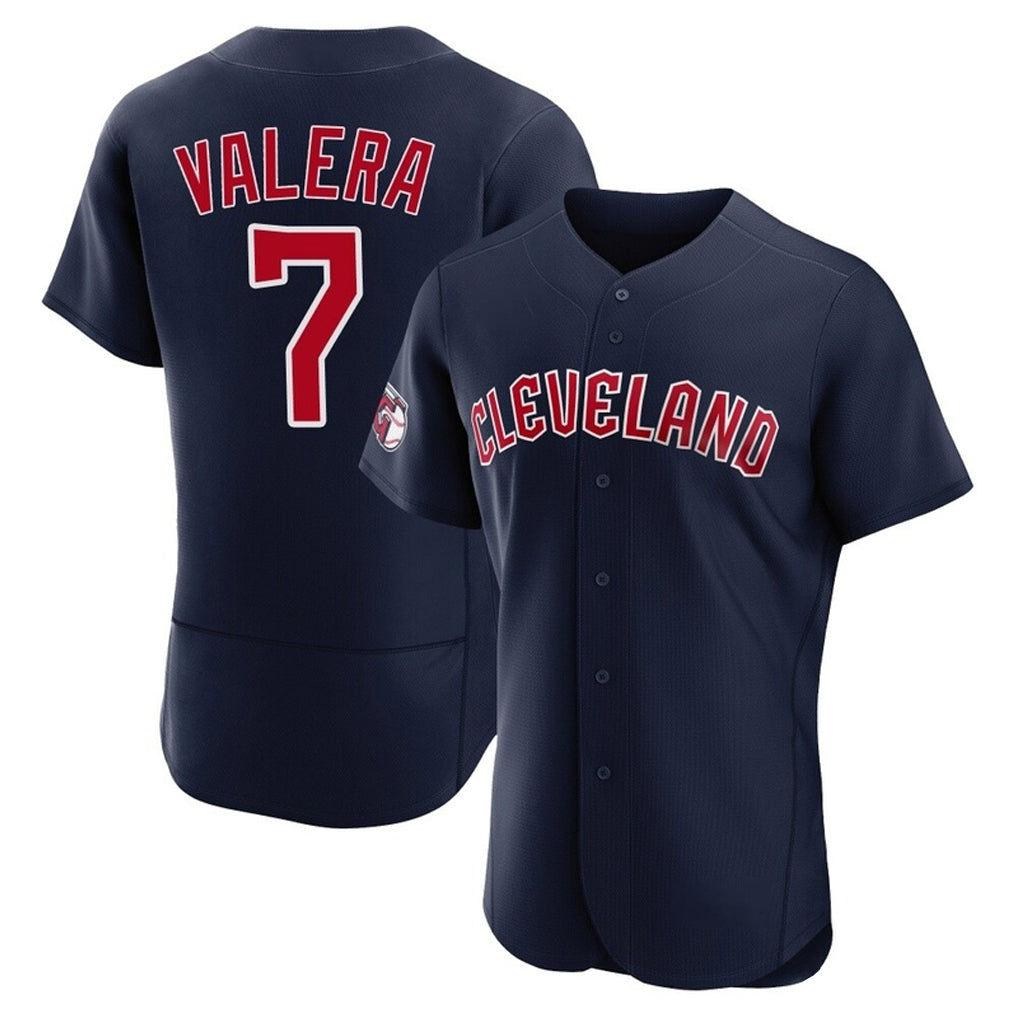 Blackjersey C.Guardians #7 George Valera Player Navy Limited Elite Home Stitched Jerseys