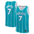 Blackjersey C.Hornets #7 Kon Knueppel Teal 2025  Draft First Round Pick Fast Break Replica Jerseys - Icon Edition