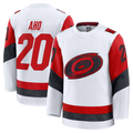 Blackjersey C.Hurricanes #20 Sebastian Aho White Away Premium Stitched Jerseys