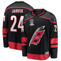 Blackjersey C.Hurricanes #24 Seth Jarvis Black 2026 Stanley Cup Champions Home Breakaway Stitched Jerseys