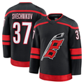 Blackjersey C.Hurricanes #37 Andrei Svechnikov Black Home Premium Stitched Jerseys