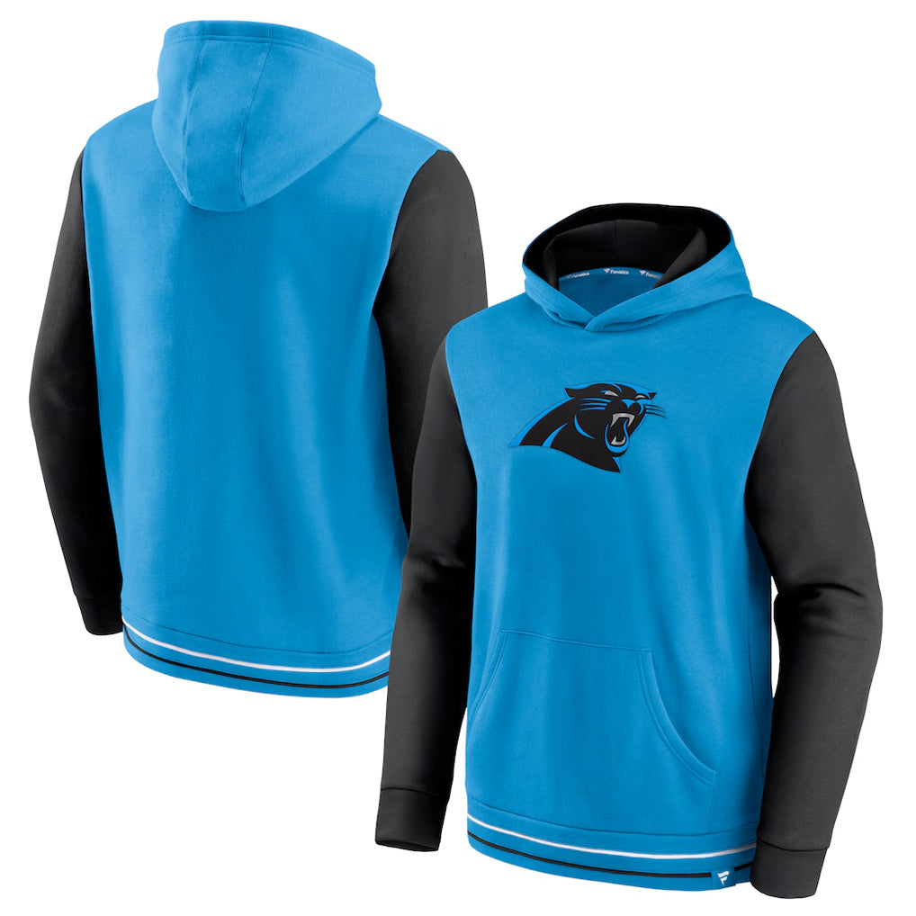 Blackjersey C.Panthers Blue-Black Salute to Service Hoodies Limited Blank Player Stitched Jerseys