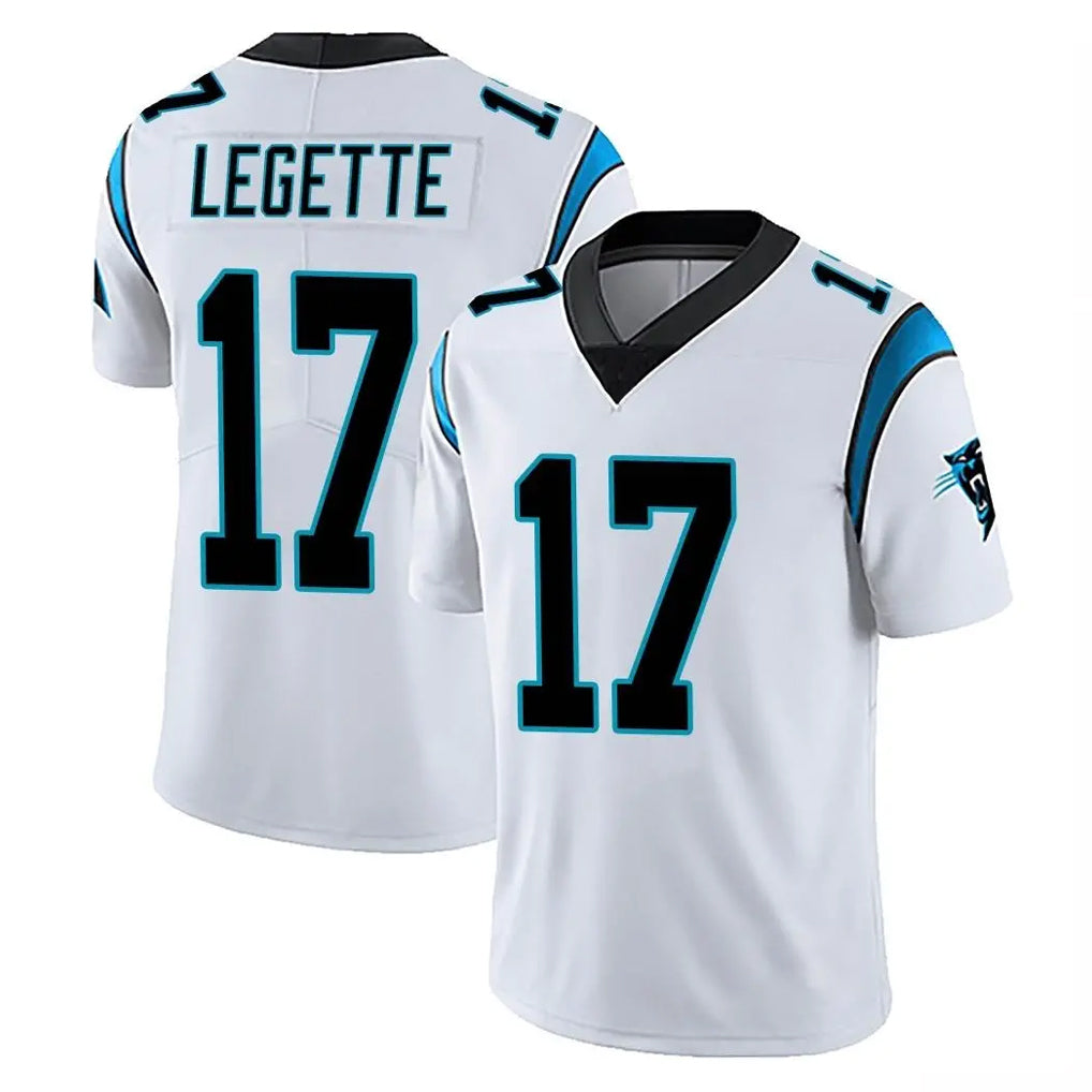 Blackjersey C.Panthers #17 Xavier Legette Player White Vapor Untouchable Limited Game Stitched Jerseys