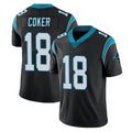 Blackjersey C.Panthers #18 Jalen Coker Player Black Vapor Untouchable Limited Game Stitched Jerseys