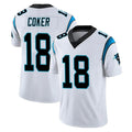 Blackjersey C.Panthers #18 Jalen Coker Player White Vapor Untouchable Limited Game Stitched Jerseys