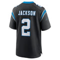 Blackjersey C.Panthers #2 Mike Jackson Player Black Home Game Stitched Jerseys
