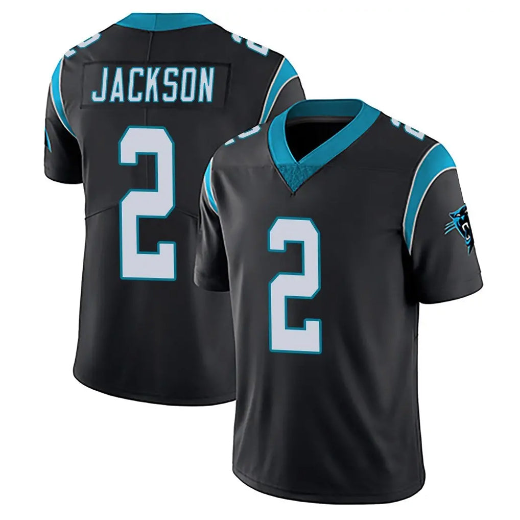 Blackjersey C.Panthers #2 Mike Jackson Player Black Vapor Untouchable Limited Game Stitched Jerseys