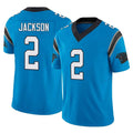 Blackjersey C.Panthers #2 Mike Jackson Player Blue Vapor F.U.S.E. Limited Home Game Stitched Jerseys
