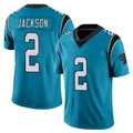 Blackjersey C.Panthers #2 Mike Jackson Player Blue Vapor Untouchable Limited Game Stitched Jerseys