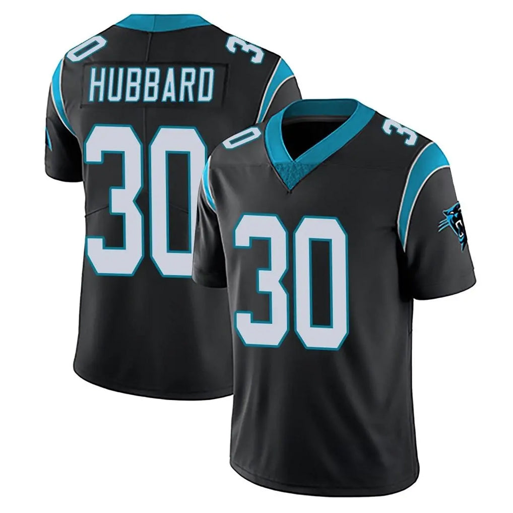 Blackjersey C.Panthers #30 Chuba Hubbard Player Black Vapor Untouchable Limited Game Stitched Jerseys