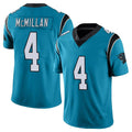 Blackjersey C.Panthers #4 Tetairoa McMillan Player Blue Vapor Untouchable Limited Game Stitched Jerseys
