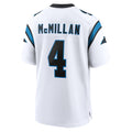 Blackjersey C.Panthers #4 Tetairoa McMillan Player White Home Game Stitched Jerseys
