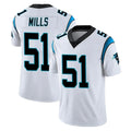 Blackjersey C.Panthers #51 Sam Mills Player White Vapor Untouchable Limited Game Stitched Jerseys