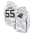 Blackjersey C.Panthers #55 Devin Lloyd Player Arctic Camo Salute to Service Pullover Hoodies Limited Game Stitched Jerseys