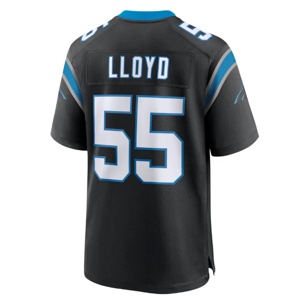 Blackjersey C.Panthers #55 Devin Lloyd Player Black Home Game Stitched Jerseys