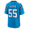Blackjersey C.Panthers #55 Devin Lloyd Player Blue Home Game Stitched Jerseys