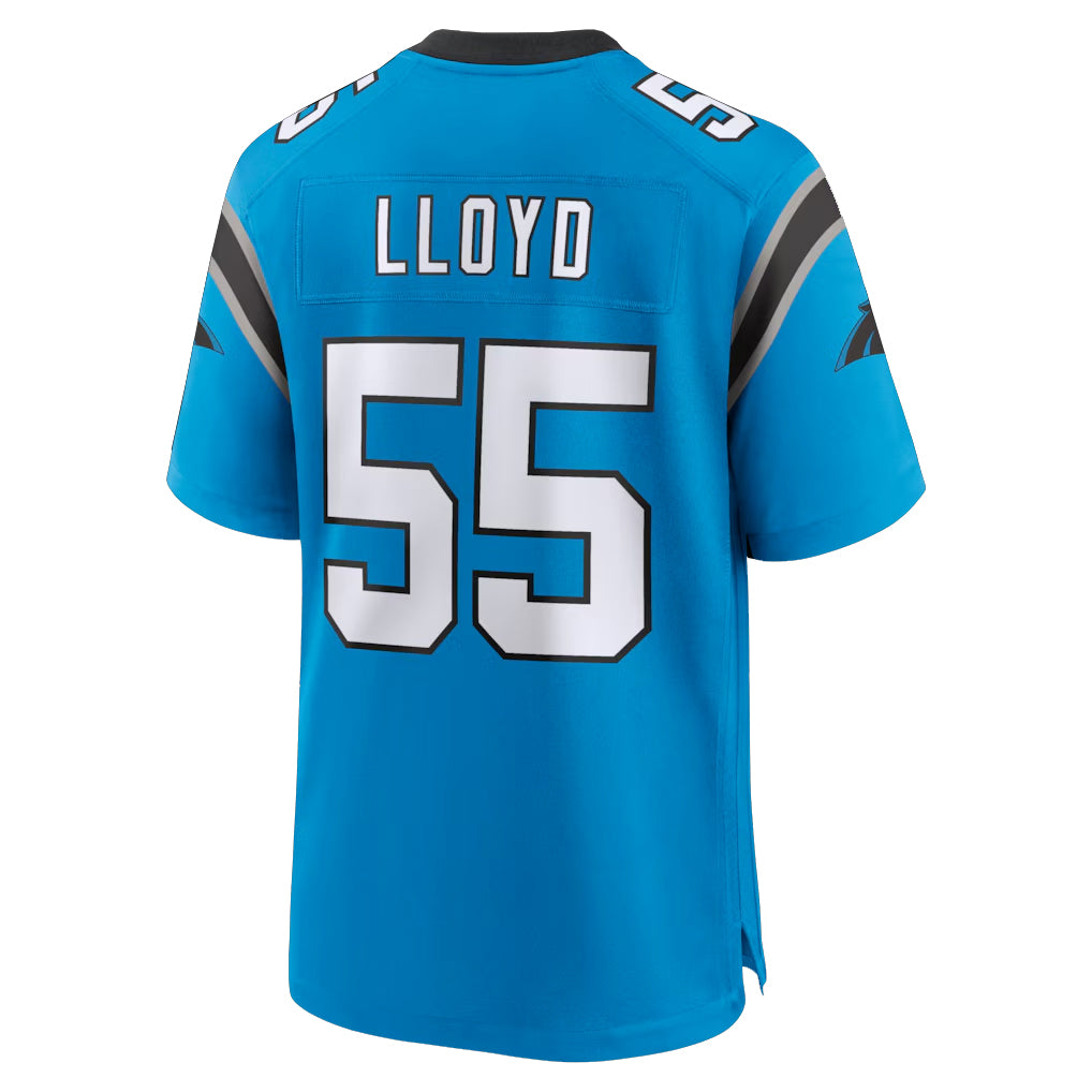 Blackjersey C.Panthers #55 Devin Lloyd Player Blue Home Game Stitched Jerseys